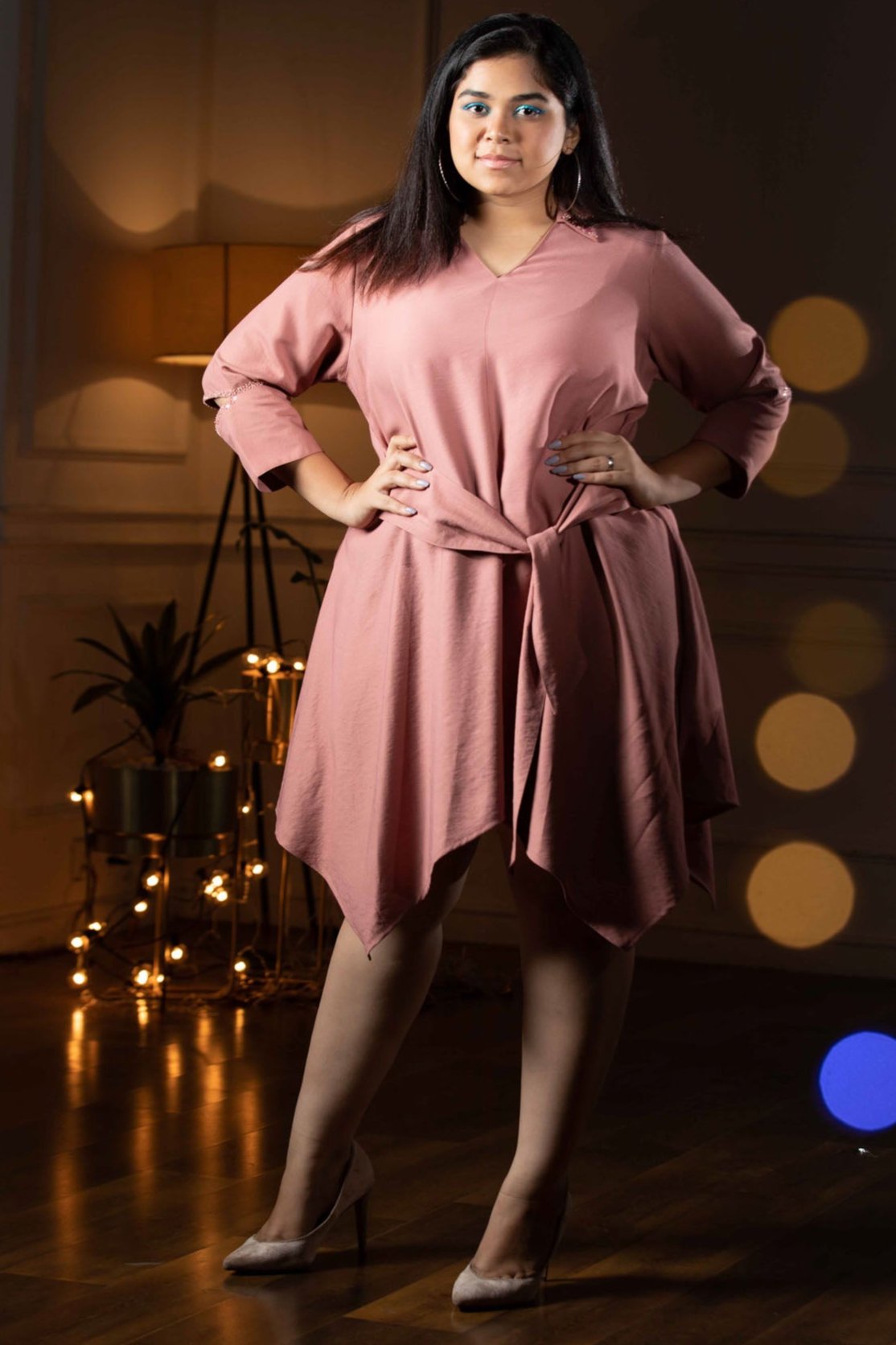 Asymmetrical Hem Dress