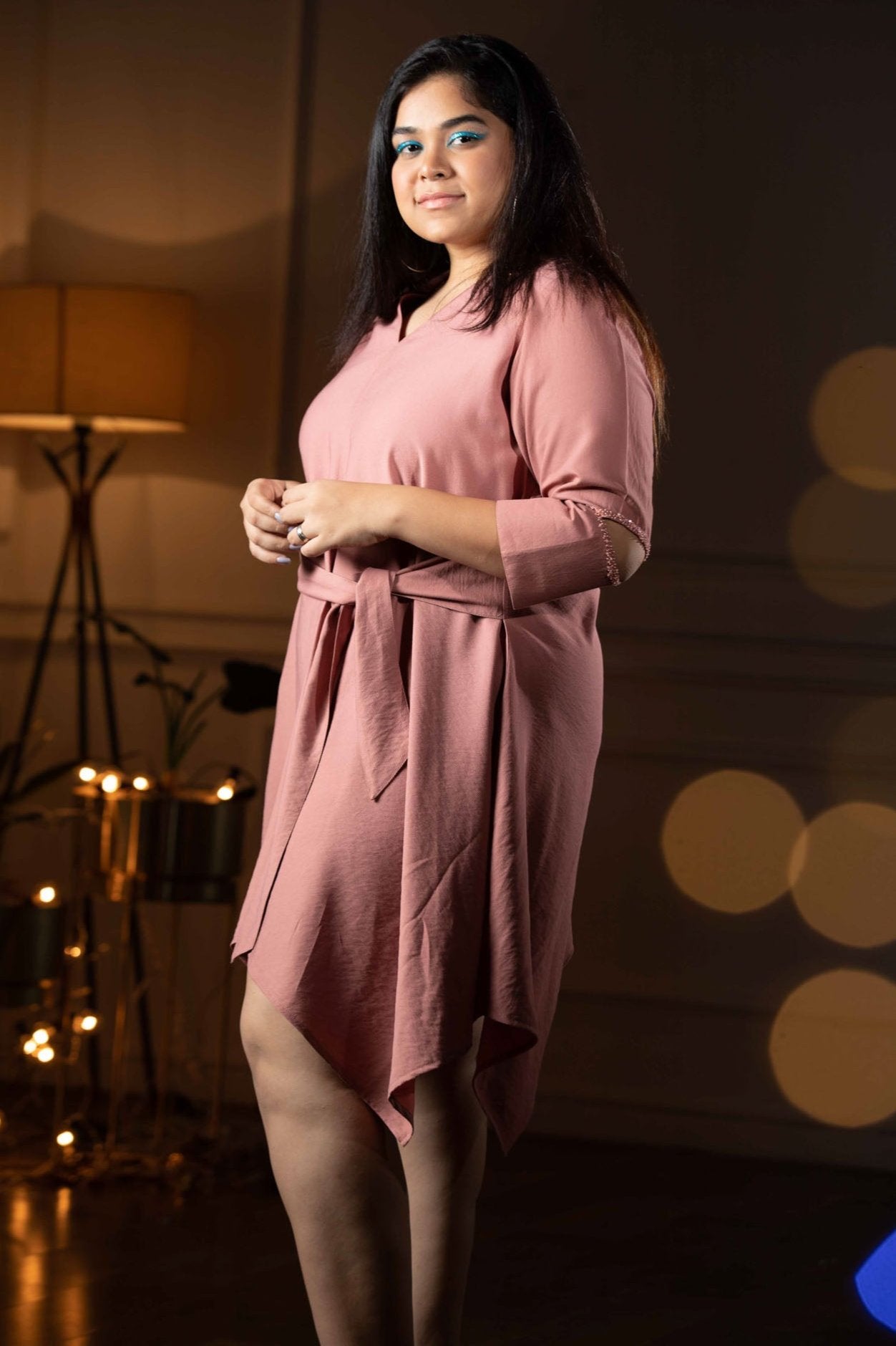 Asymmetrical Hem Dress