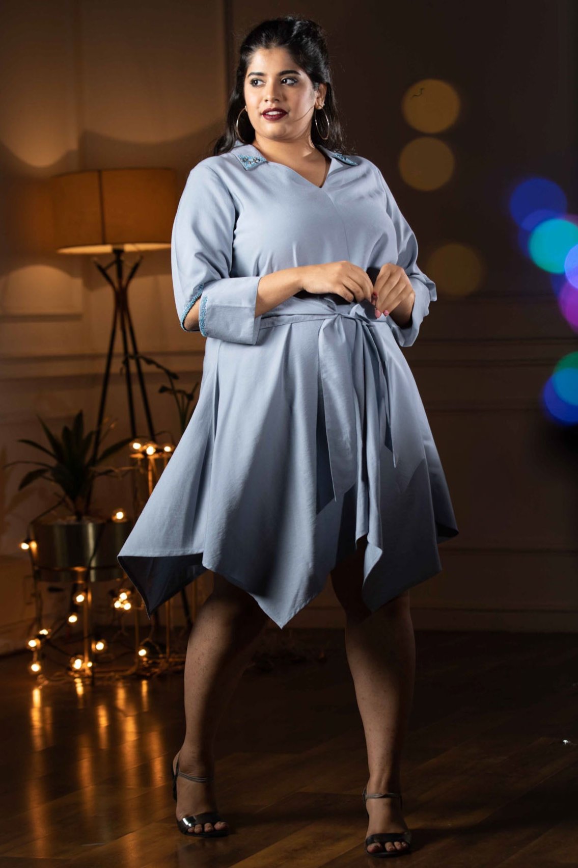 Asymmetrical Hem Dress