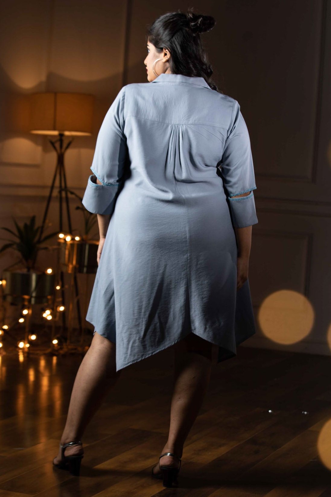 Asymmetrical Hem Dress