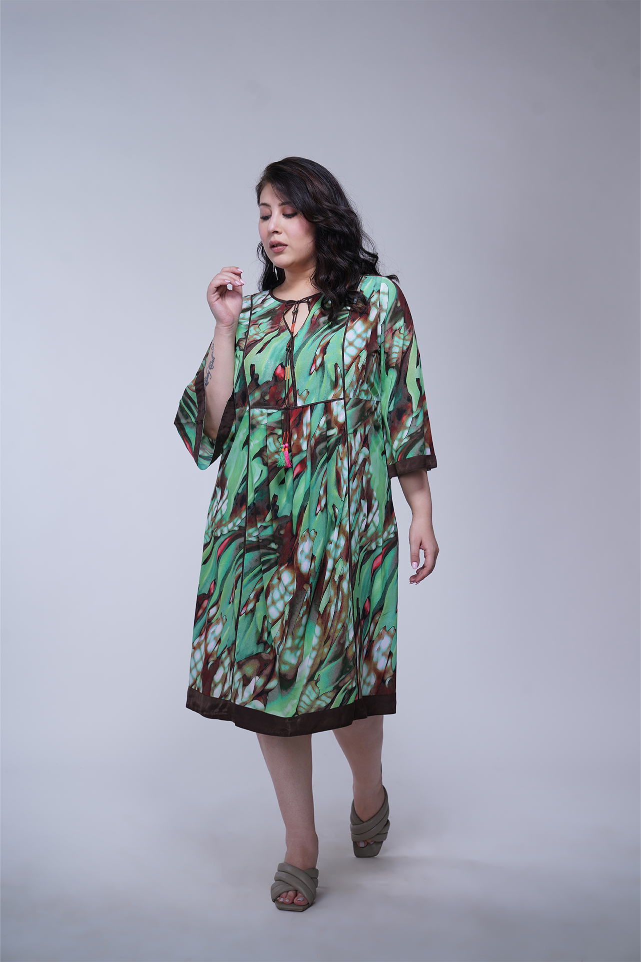 Printed Maxi Dress