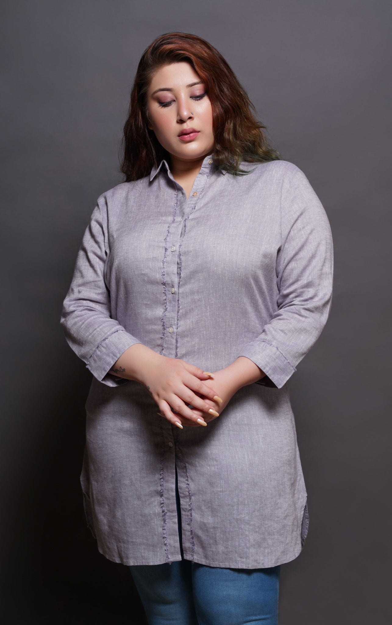 Cotton Linen Long Shirt