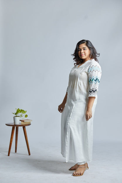 Embroidered Long Kurta