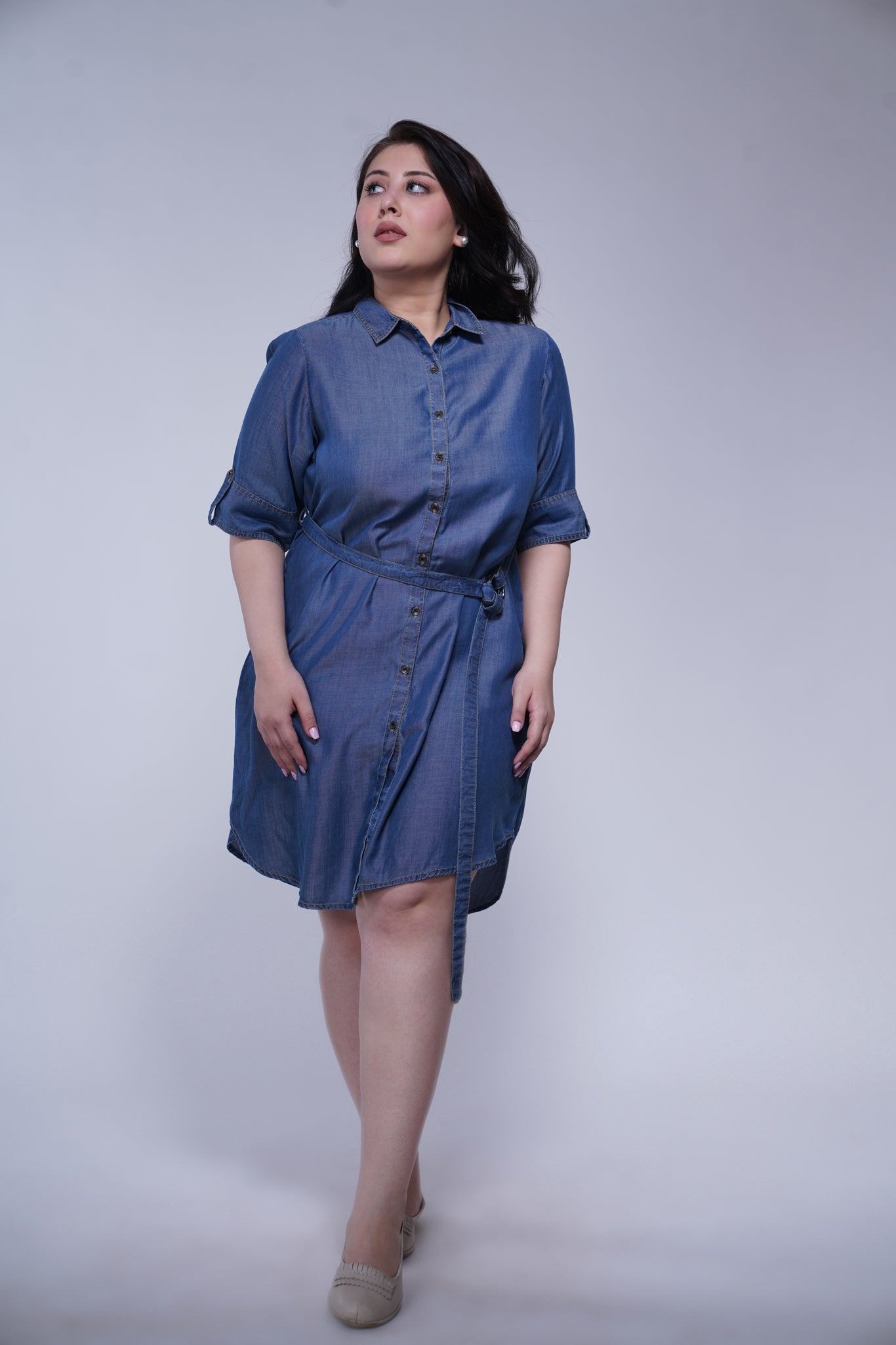 Denim Shirt Dress