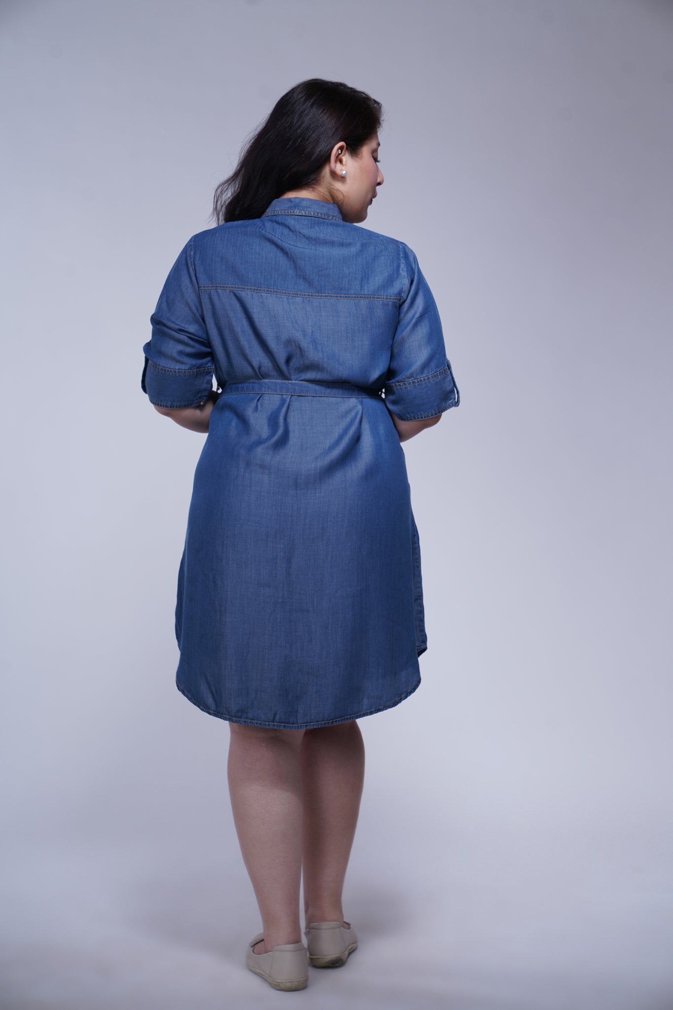 Denim Shirt Dress